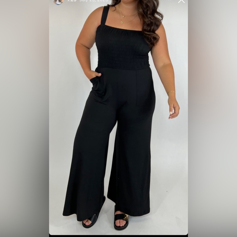 Shop Talulah Buttersoft Smocked Jumpsuit